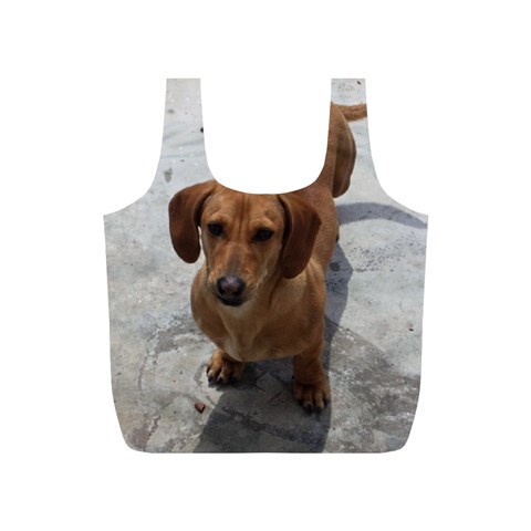 Weiner Dog Full Print Recycle Bag (S) from ArtsNow.com Front