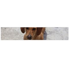Weiner Dog Flano Scarf (Large) from ArtsNow.com Back