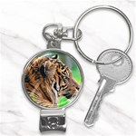 Tiger Nail Clippers Key Chain
