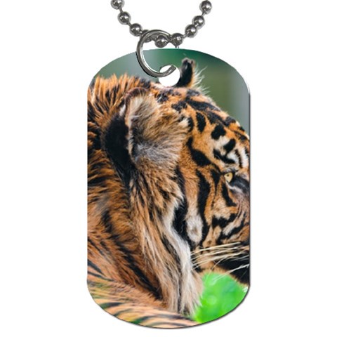 Tiger Dog Tag (One Side) from ArtsNow.com Front