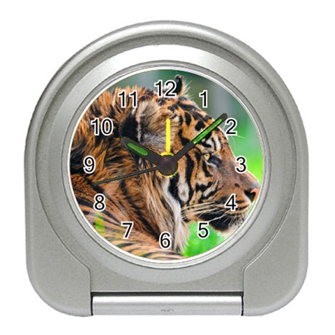 Tiger Travel Alarm Clock from ArtsNow.com Front