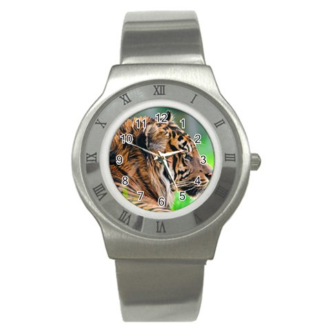 Tiger Stainless Steel Watch from ArtsNow.com Front