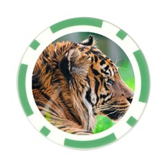 Tiger Poker Chip Card Guard from ArtsNow.com Back