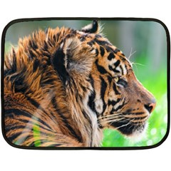 Tiger Double Sided Fleece Blanket (Mini) from ArtsNow.com 35 x27  Blanket Back