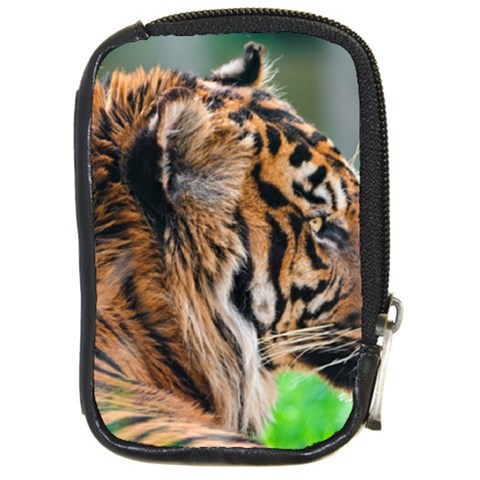 Tiger Compact Camera Leather Case from ArtsNow.com Front