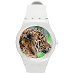 Tiger Round Plastic Sport Watch (M)