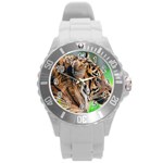 Tiger Round Plastic Sport Watch (L)