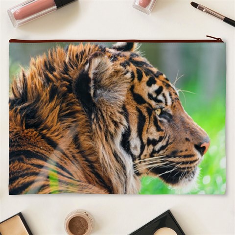 Tiger Cosmetic Bag (XXXL) from ArtsNow.com Back