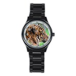 Tiger Stainless Steel Round Watch