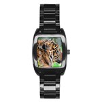 Tiger Stainless Steel Barrel Watch