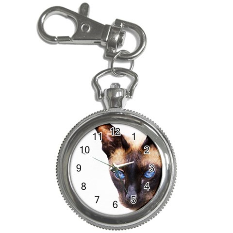 Siamese Cat Key Chain Watch from ArtsNow.com Front
