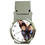 Siamese Cat Money Clip Watch