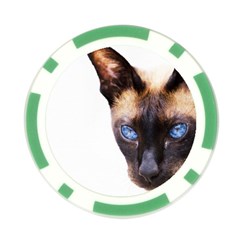 Siamese Cat Poker Chip Card Guard (10 pack) from ArtsNow.com Front
