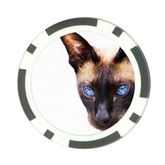 Siamese Cat Poker Chip Card Guard (10 pack) from ArtsNow.com Back