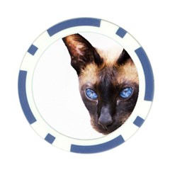 Siamese Cat Poker Chip Card Guard (10 pack) from ArtsNow.com Back
