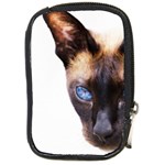 Siamese Cat Compact Camera Leather Case