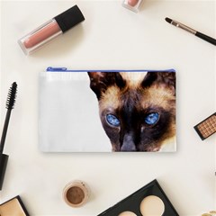 Siamese Cat Cosmetic Bag (Small) from ArtsNow.com Front