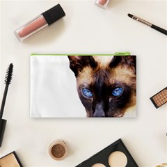 Siamese Cat Cosmetic Bag (Small) from ArtsNow.com Back
