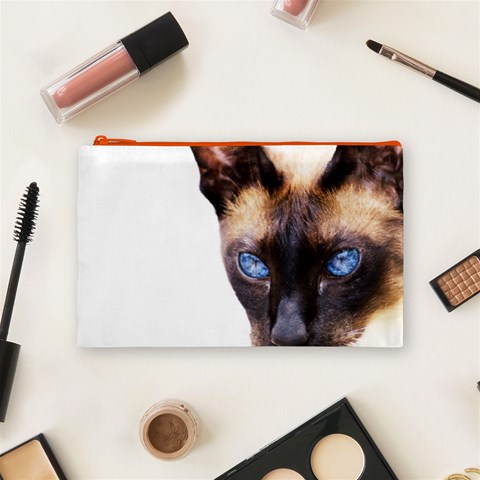 Siamese Cat Cosmetic Bag (Medium) from ArtsNow.com Front