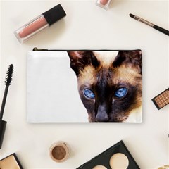 Siamese Cat Cosmetic Bag (Medium) from ArtsNow.com Front