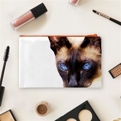 Siamese Cat Cosmetic Bag (Medium) from ArtsNow.com Back