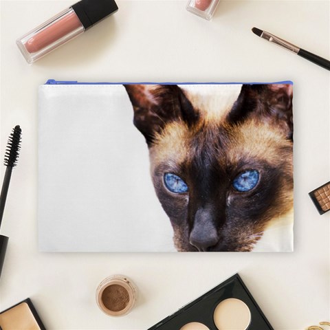 Siamese Cat Cosmetic Bag (Large) from ArtsNow.com Front