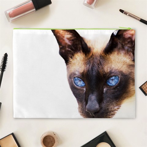 Siamese Cat Cosmetic Bag (XL) from ArtsNow.com Back