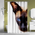 Siamese Cat Shower Curtain 48  x 72  (Small)