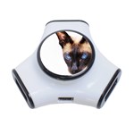 Siamese Cat 3-Port USB Hub