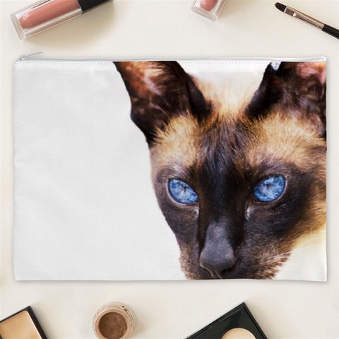 Siamese Cat Cosmetic Bag (XXXL) from ArtsNow.com Front