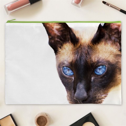 Siamese Cat Cosmetic Bag (XXXL) from ArtsNow.com Front