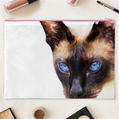 Siamese Cat Cosmetic Bag (XXXL) from ArtsNow.com Back