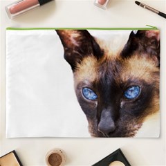 Siamese Cat Cosmetic Bag (XXXL) from ArtsNow.com Back