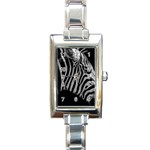 Zebra 3 Rectangle Italian Charm Watch