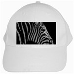Zebra 3 White Cap