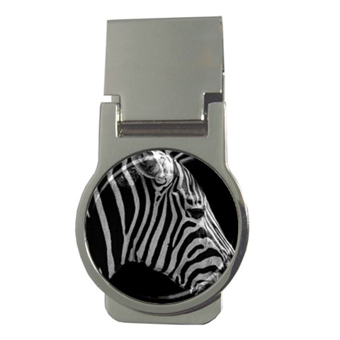 Zebra 3 Money Clip (Round) from ArtsNow.com Front
