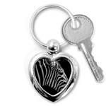 Zebra 3 Key Chain (Heart)