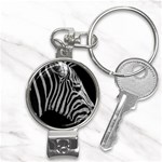 Zebra 3 Nail Clippers Key Chain