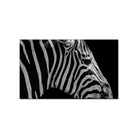 Zebra 3 Sticker Rectangular (100 pack) from ArtsNow.com Front