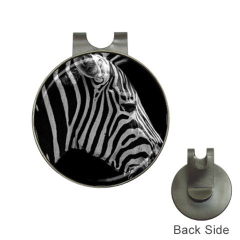 Zebra 3 Golf Ball Marker Hat Clip from ArtsNow.com Front