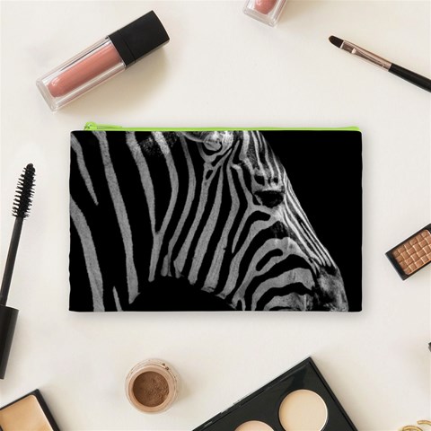Zebra 3 Cosmetic Bag (Medium) from ArtsNow.com Front