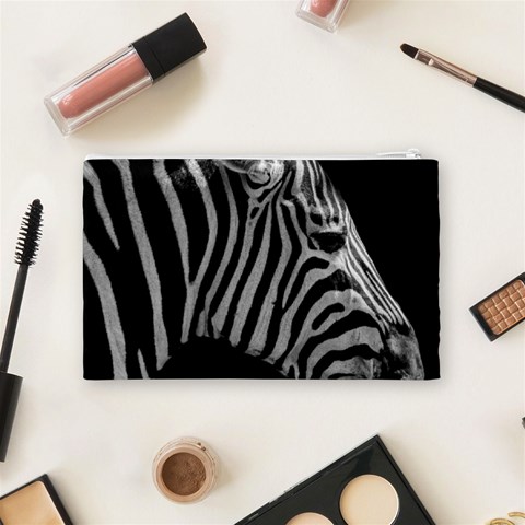 Zebra 3 Cosmetic Bag (Medium) from ArtsNow.com Back