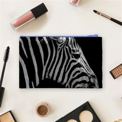 Zebra 3 Cosmetic Bag (Medium) from ArtsNow.com Back