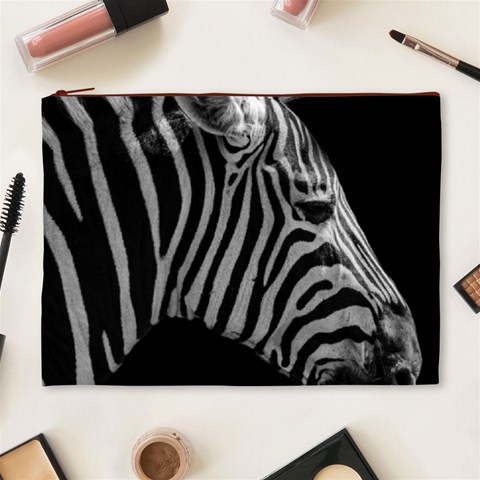 Zebra 3 Cosmetic Bag (XL) from ArtsNow.com Front