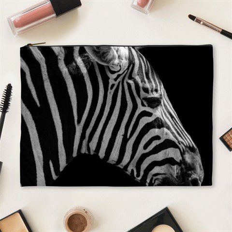 Zebra 3 Cosmetic Bag (XL) from ArtsNow.com Front