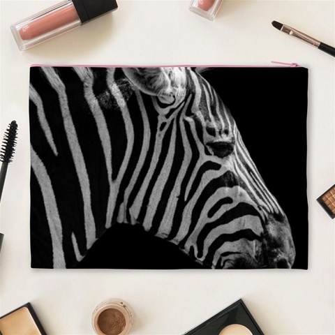 Zebra 3 Cosmetic Bag (XL) from ArtsNow.com Back