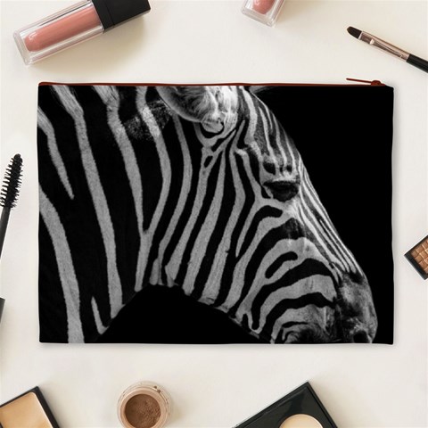 Zebra 3 Cosmetic Bag (XL) from ArtsNow.com Back
