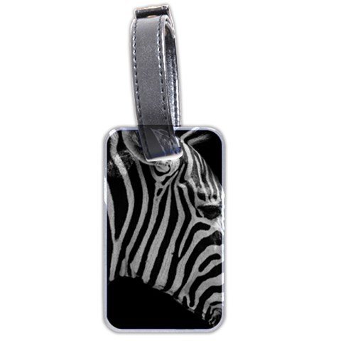 Zebra 3 Luggage Tag (two sides) from ArtsNow.com Front
