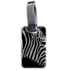 Zebra 3 Luggage Tag (two sides) from ArtsNow.com Back