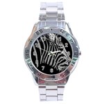 Zebra 3 Stainless Steel Analogue Watch
